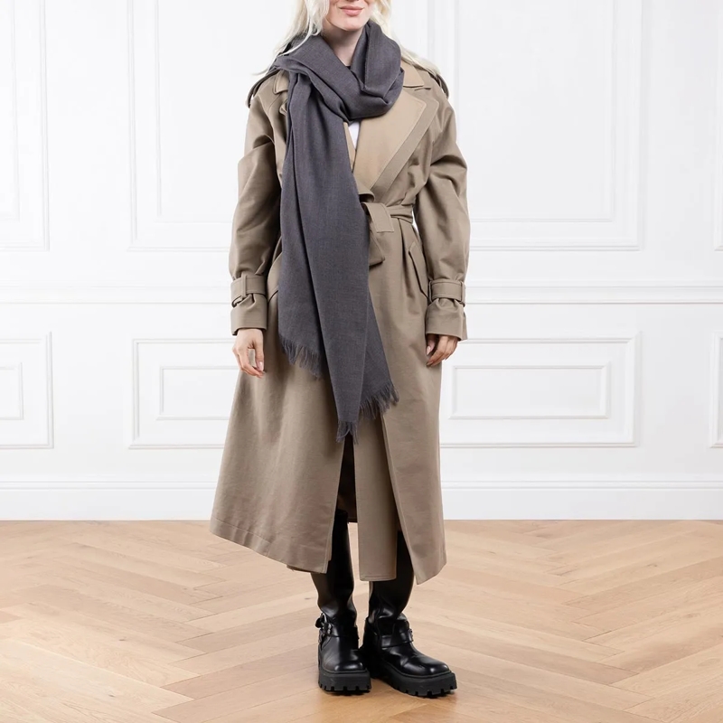 WEEKEND Max Mara Leichter Schal Ken Grigio Medio(Image 2)