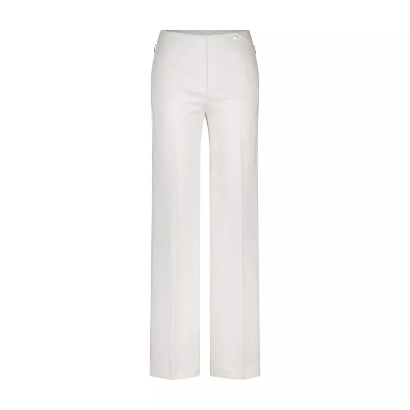 Marc Cain Casual broeken Weite Hose aus Jersey Weiß
