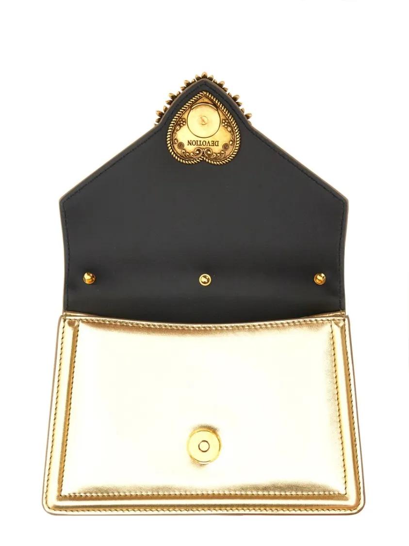 Dolce&Gabbana Hobo bags Borsa "Devotion" Small in goud