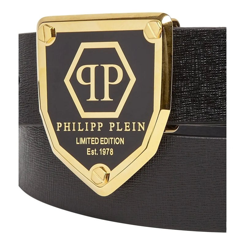 Philipp Plein Gürtel Gürtel Hexagon schwarz(Image 3)