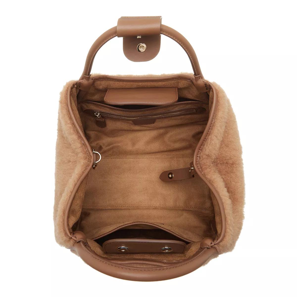 Max Mara Shoppers & Totes Tmarin S in bruin