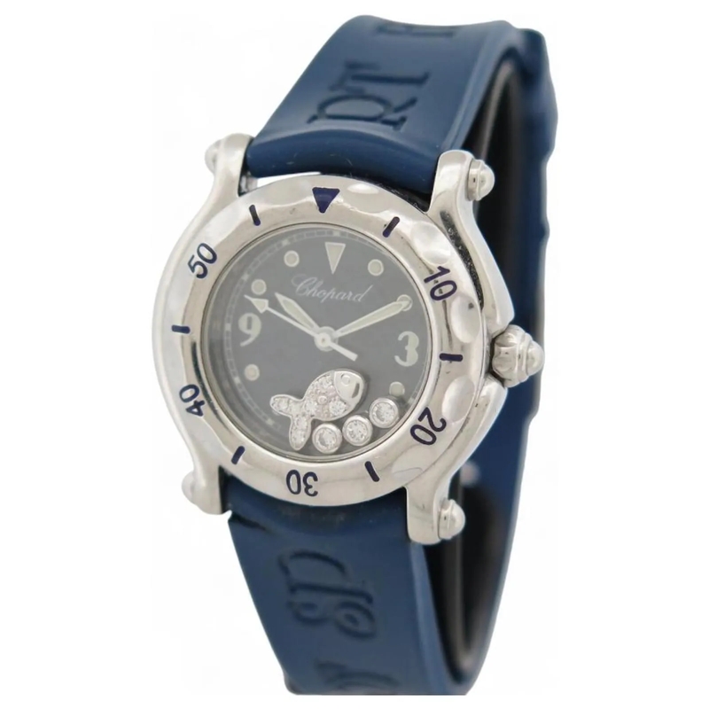 Chopard Montre automatique CHOPARD HAPPY SPORT HAPPY FISH UHR 278923-3001 QUA silber