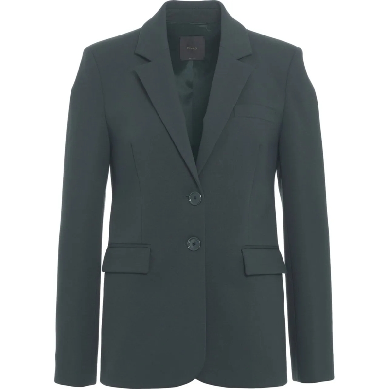 Pinko Blazer Single-breasted blazer 'Ruota' grün