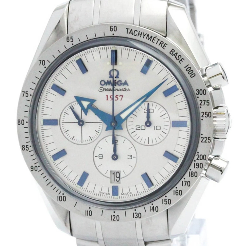 Omega Montre automatique Speedmaster Silber