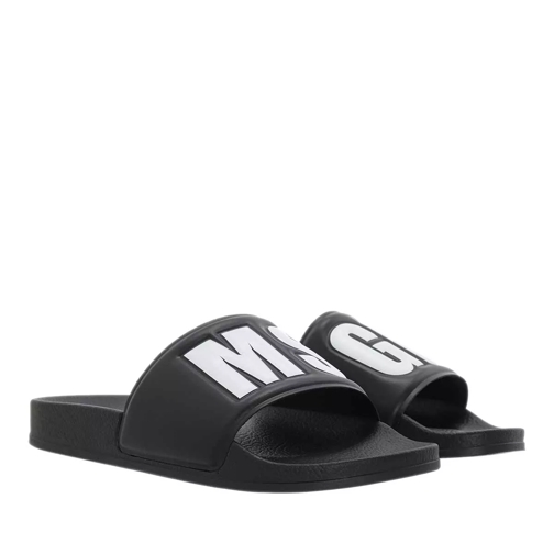 MSGM Slides Black Slip-in skor