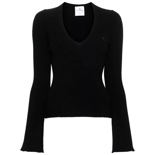 Courrèges  Ribbed Knit Black