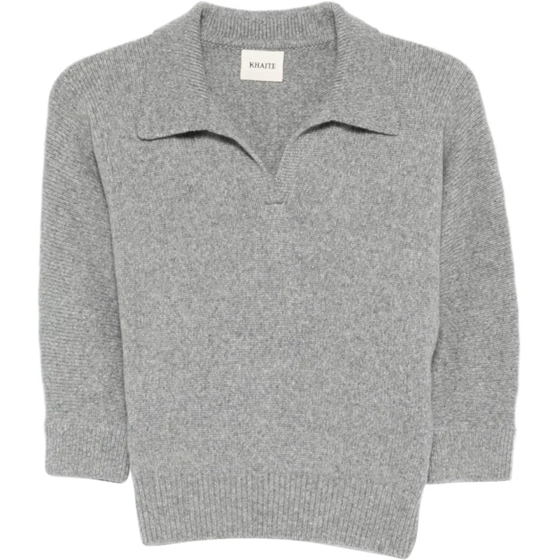 Khaite Polohemd T-Shirts And Polos Grey grau