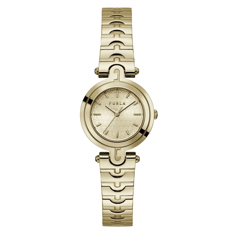 Furla Automatikuhr Quarz Analog Uhr Furla Arch-Bar gold