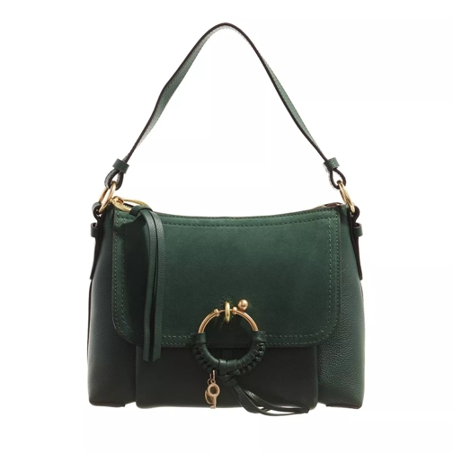 See By Chloé Joan Shoulder Bag Suede Deep Marple Green Crossbody Bag