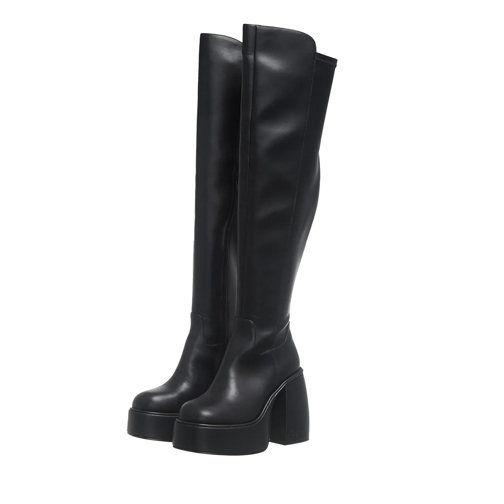 Buffalo Cuissarde Heart Stretch Boot Black