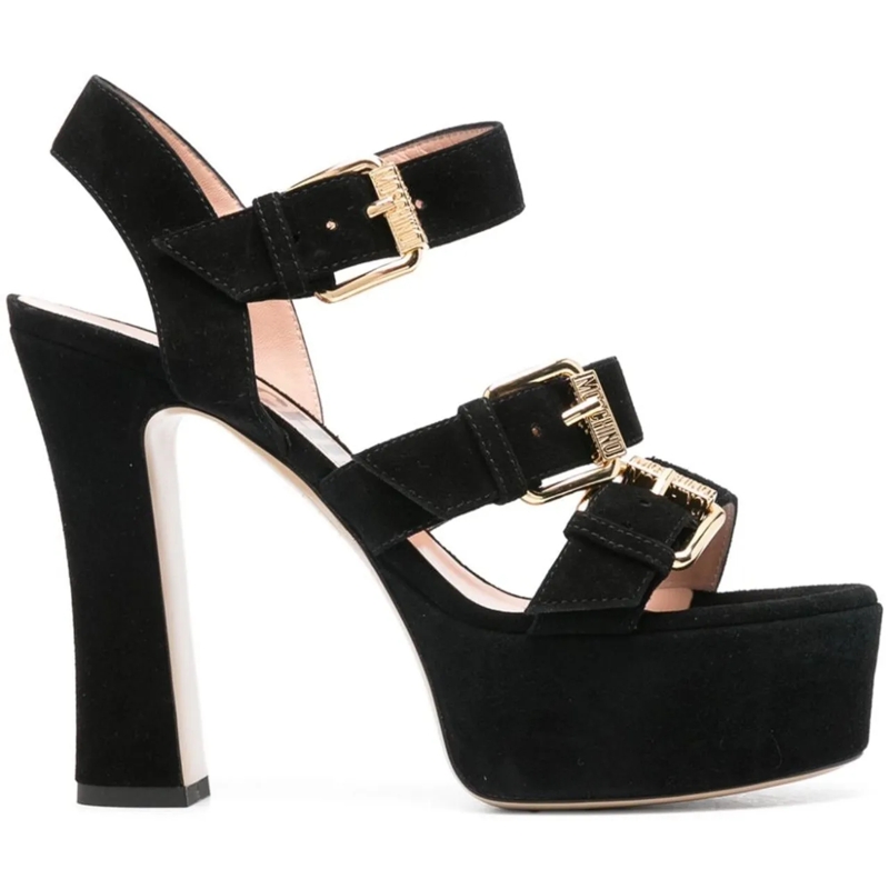 Moschino Sandalen Sandals Black schwarz