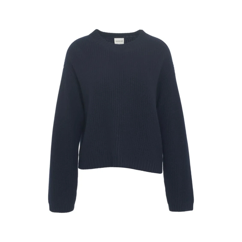HERSKIND Pullover Sabby' Ribbed Sweater Black