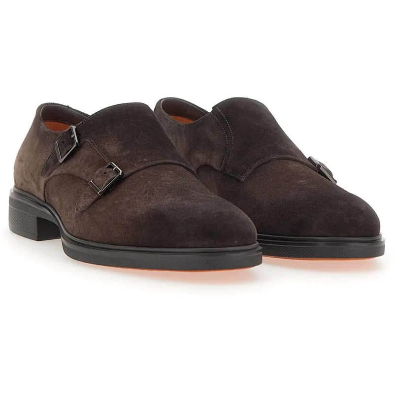 Santoni Schnürschuhe Flat Shoes Brown braun(Image 4)