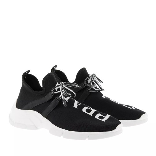 Prada Calzino Sneakers Black/White Low-Top Sneaker