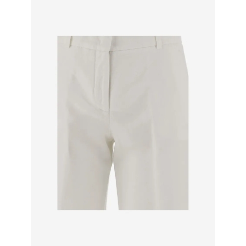 QL2 Quelledue  Linen And Cotton Pants White (Image 3)