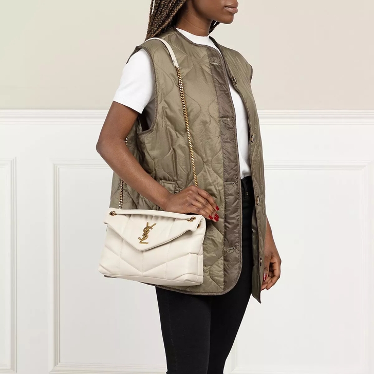 Loulou puffer small bag in cheap quilted lambskin