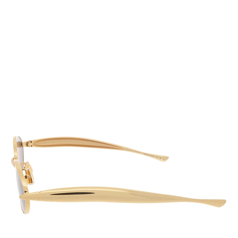 Bottega Veneta Sonnenbrille BV1386S-001 Gold-Gold-Grey(Image 4)