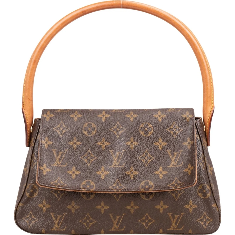 Louis Vuitton Tote Louis Vuitton Canvas Monogram Looping PM Shoulder  braun