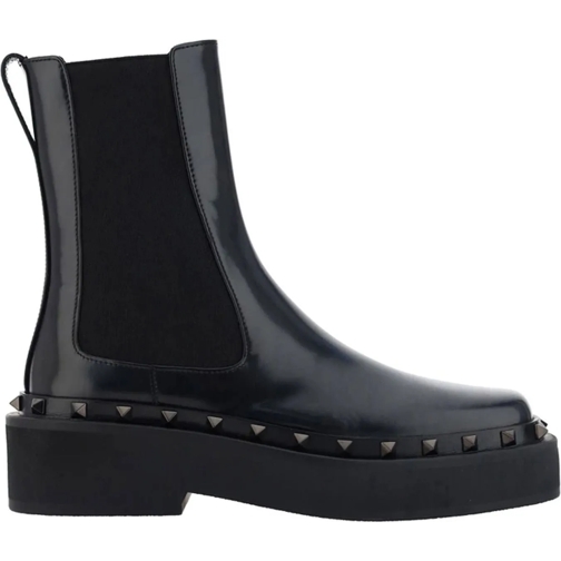 Valentino Garavani Stiefel Beatle Rockstud Boot Black