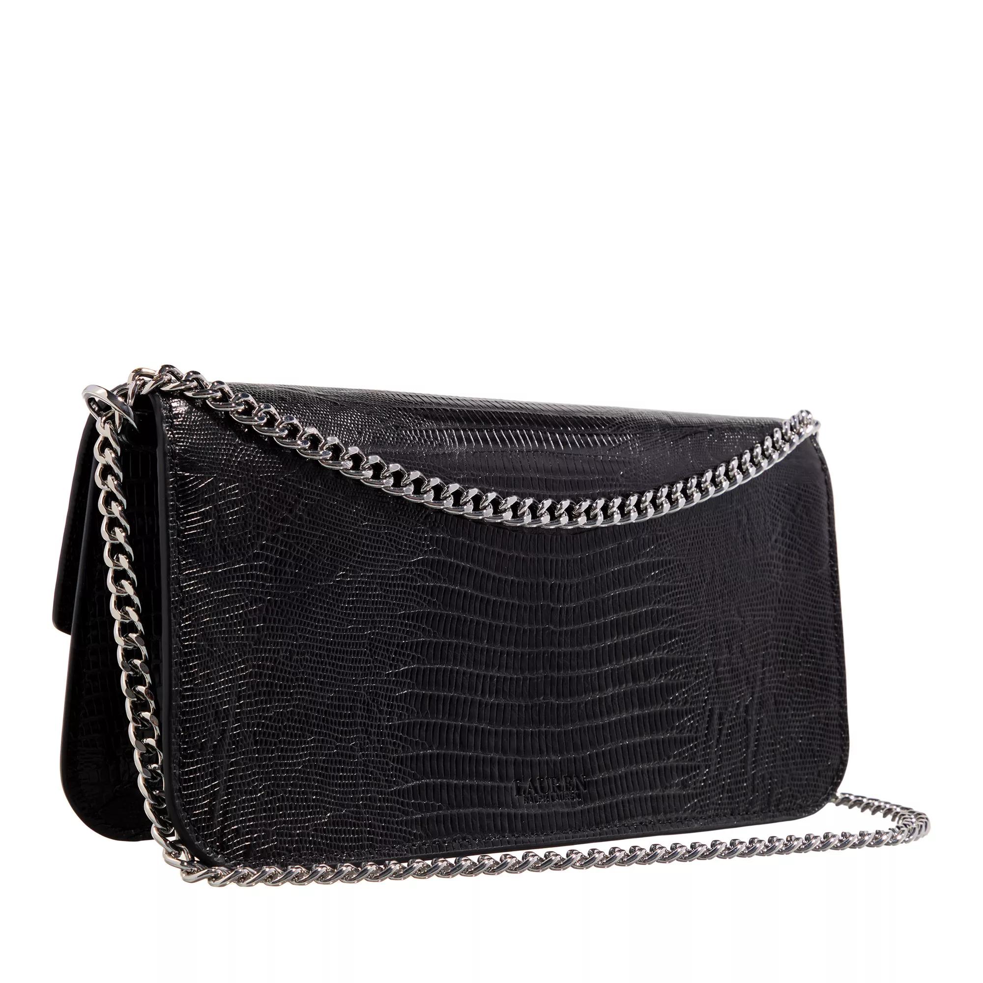 Lauren Ralph Lauren Hobo bags Sawyer Shoulder Bag Medium in zwart