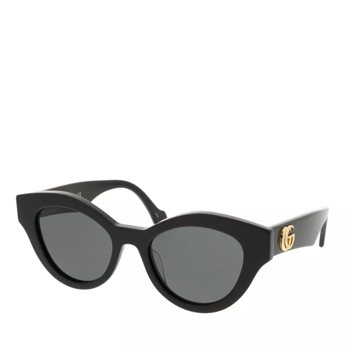 Gucci GG0957S-002 51 Sunglass WOMAN ACETATE BLACK Sunglasses