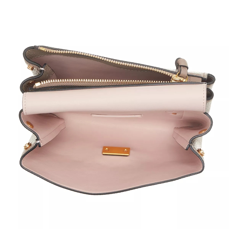 Coccinelle Satchel Arlettis Signature Warm Taupe(Image 5)