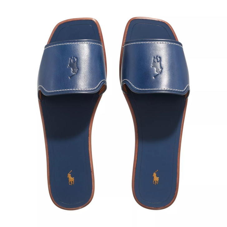 Polo Ralph Lauren Flat Sandals Navy Slide