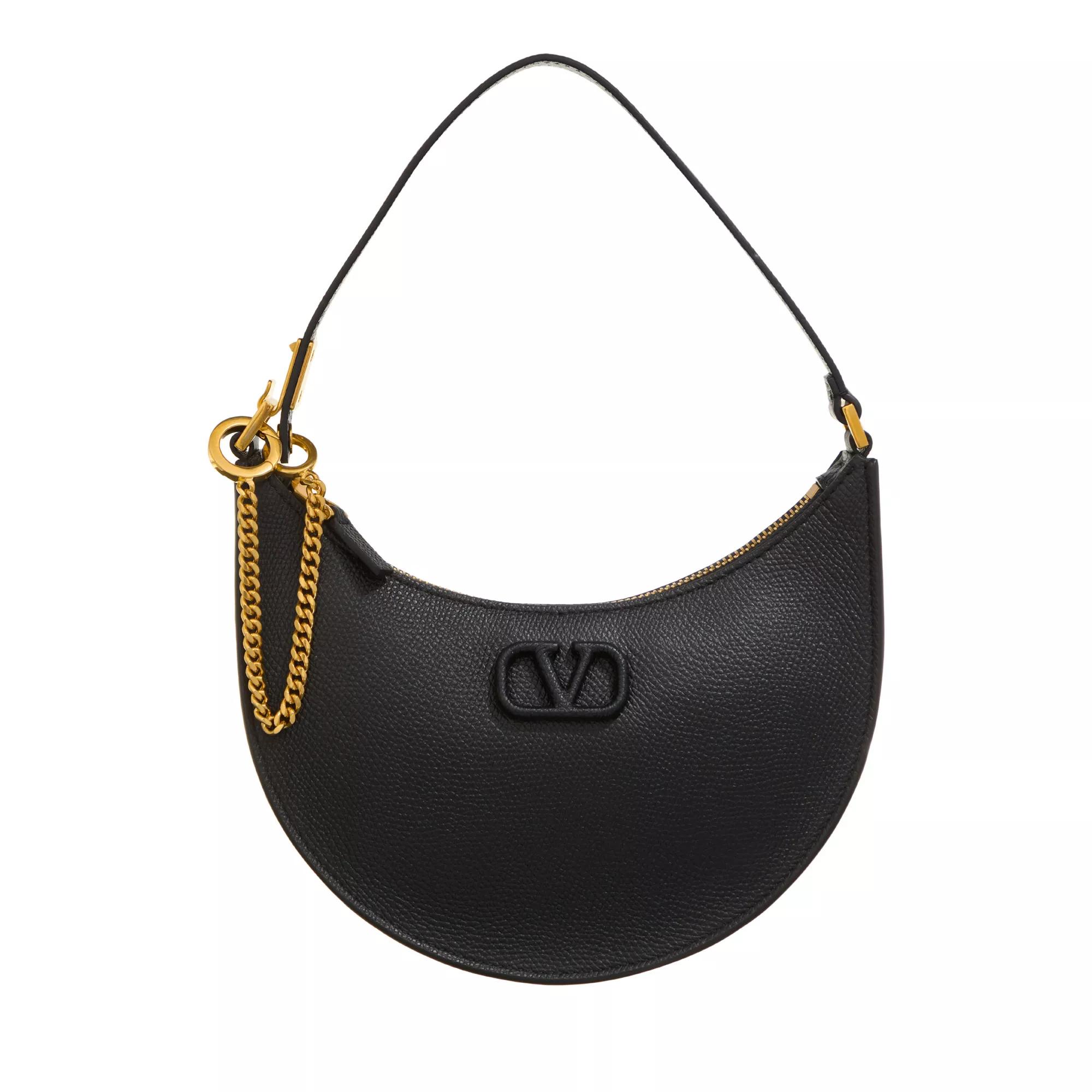 Valentino Garavani Hobo Bag - Mini Hobo VLogo Signature - Gr. unisize - in Schwarz - für Damen