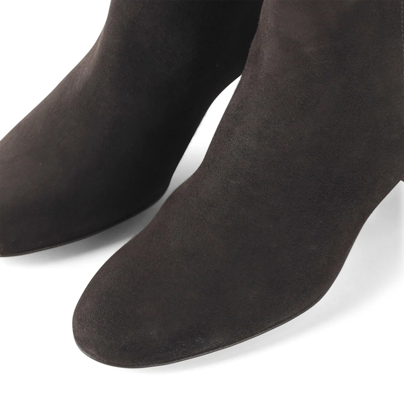 Agl Schnürschuhe Stiefel Lynn aus Veloursleder braun(Image 4)