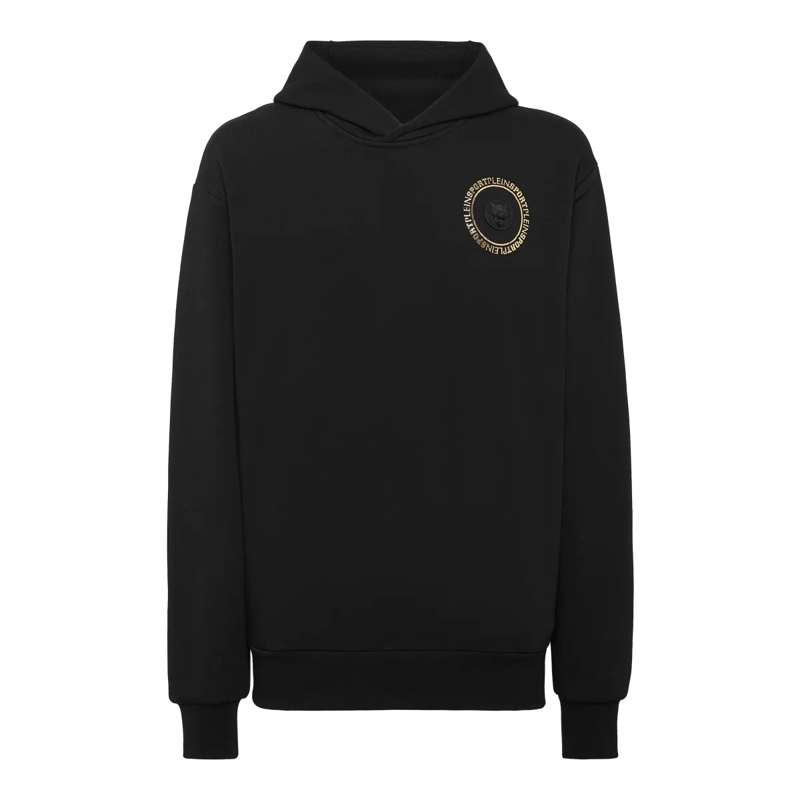 Plein Sport Top Sweatshirt Mit Kapuze Tiger schwarz