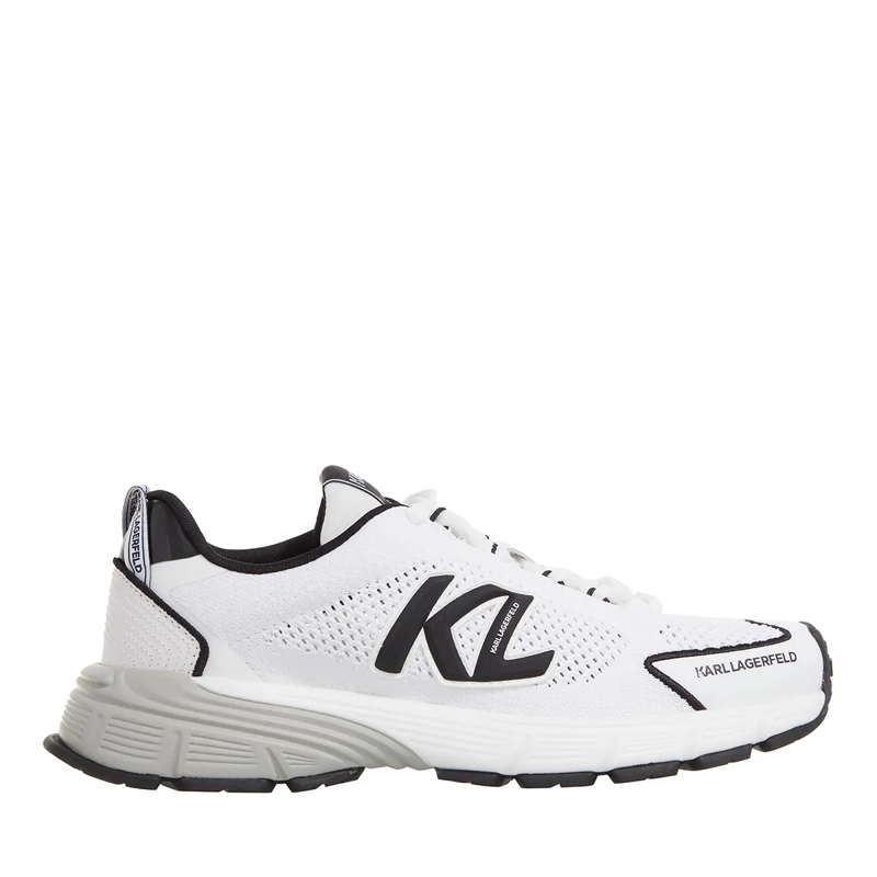 Karl Lagerfeld Low-Top-Sneaker Orion Sidetrim Knit Lo White Knit Text W/Black