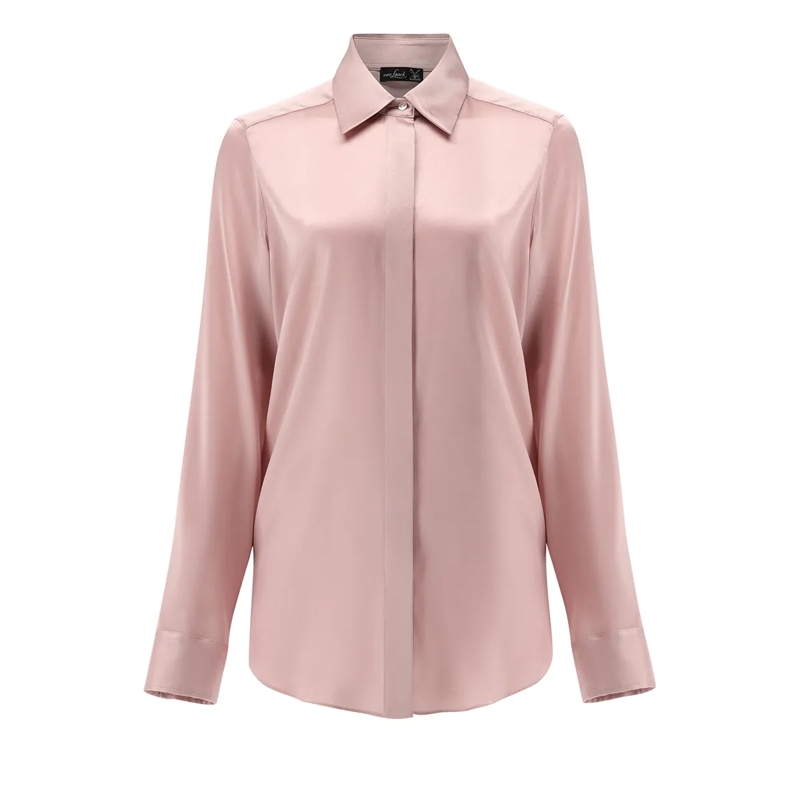 VAN LAACK Bluse Bluse Modern Fit Uni rosa