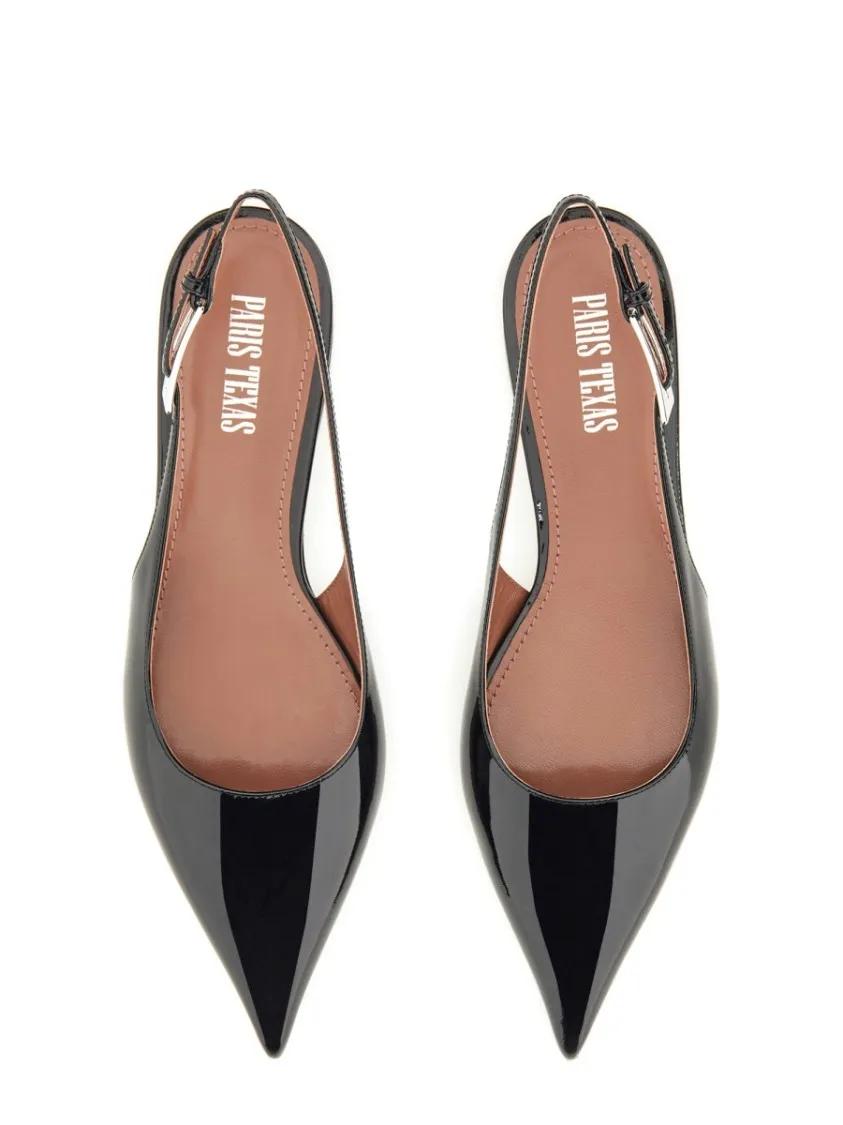 Thumbnail - "Jessica Western" Slingback With Adjustable Strap - Gr. 38 (EU) - in Schwarz