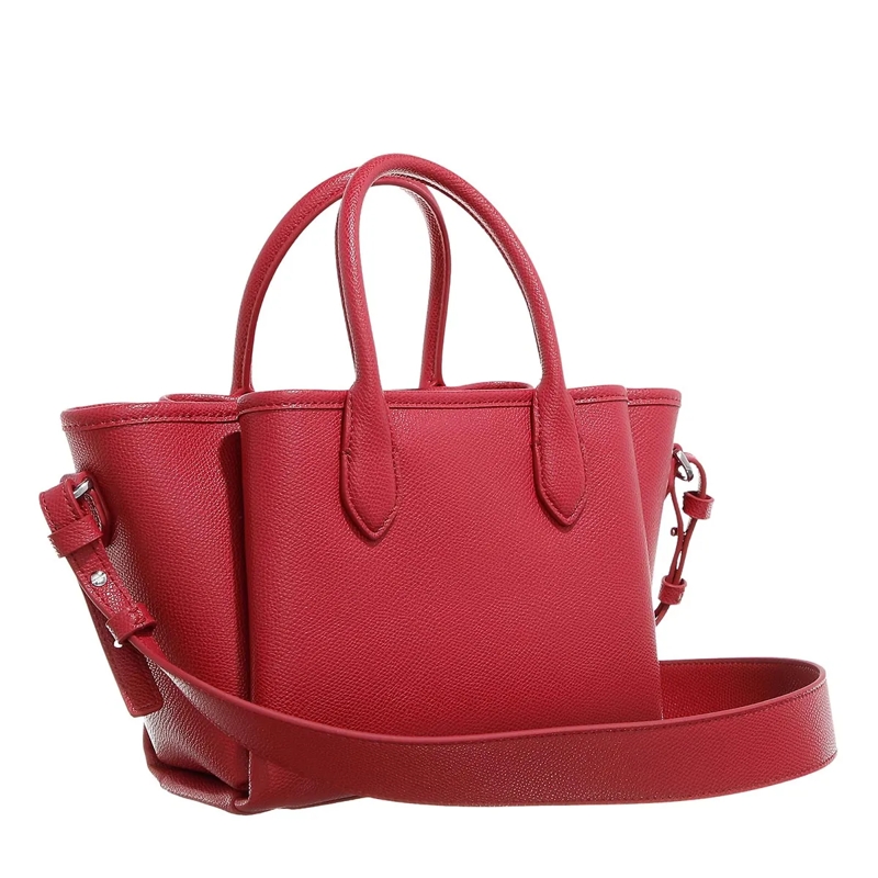 Emporio Armani Crossbody Bag Shopping M-L Bufalo Verniciato - Shopping M-L Bufa Carminio/Taupe(Image 3)