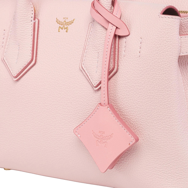 MCM Tote Milla Lthr Tote Sml Qa Lotus Pink(Image 6)
