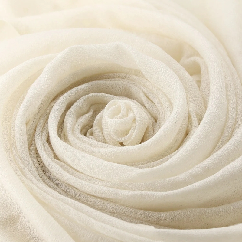 Faliero Sarti Leichter Schal Tuch Giuliana aus Kaschmir beige(Image 4)