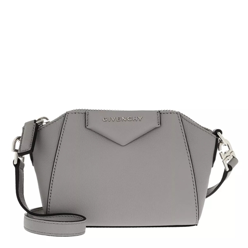 Givenchy Nano Antigona Crossbody Bag Goatskin Pearl Grey Crossbody Bag