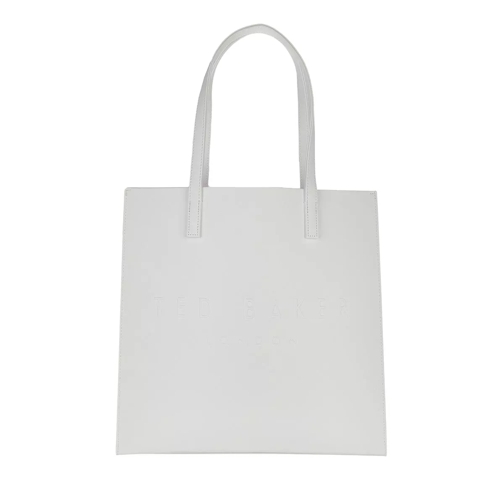 Ted Baker Crosshatch Large Icon Bag White Shopper