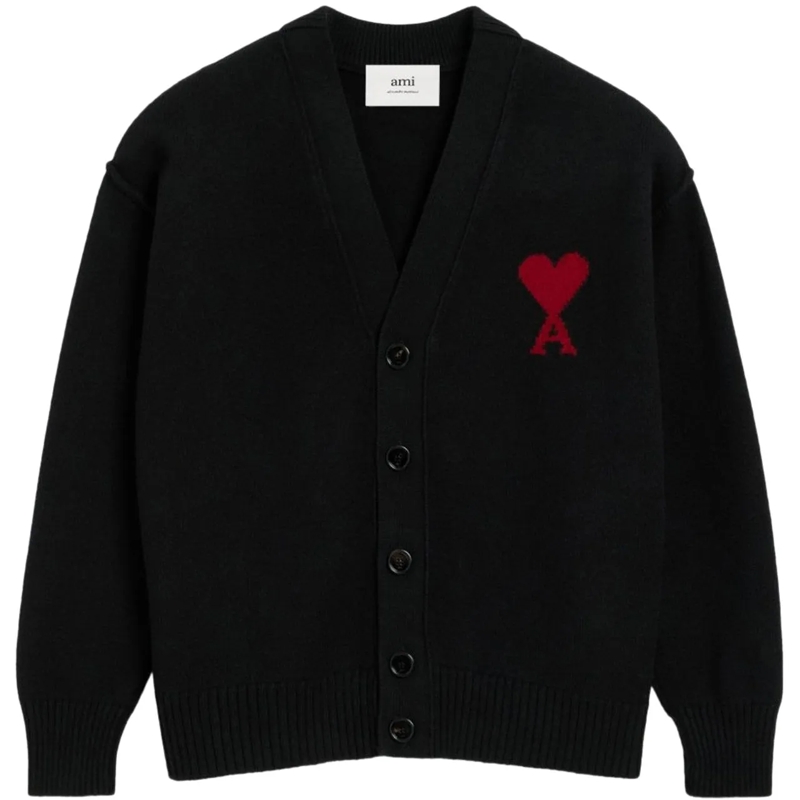 AMI Paris  Sweaters Black schwarz