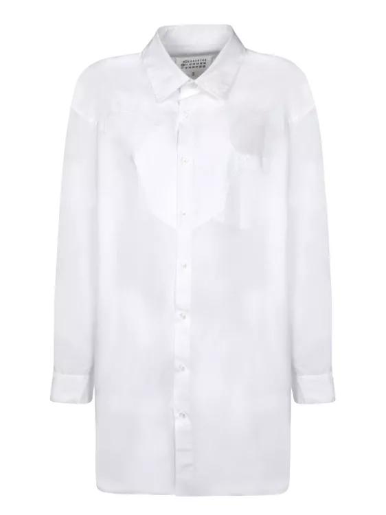 Maison Margiela Cotton Dress Shirt White