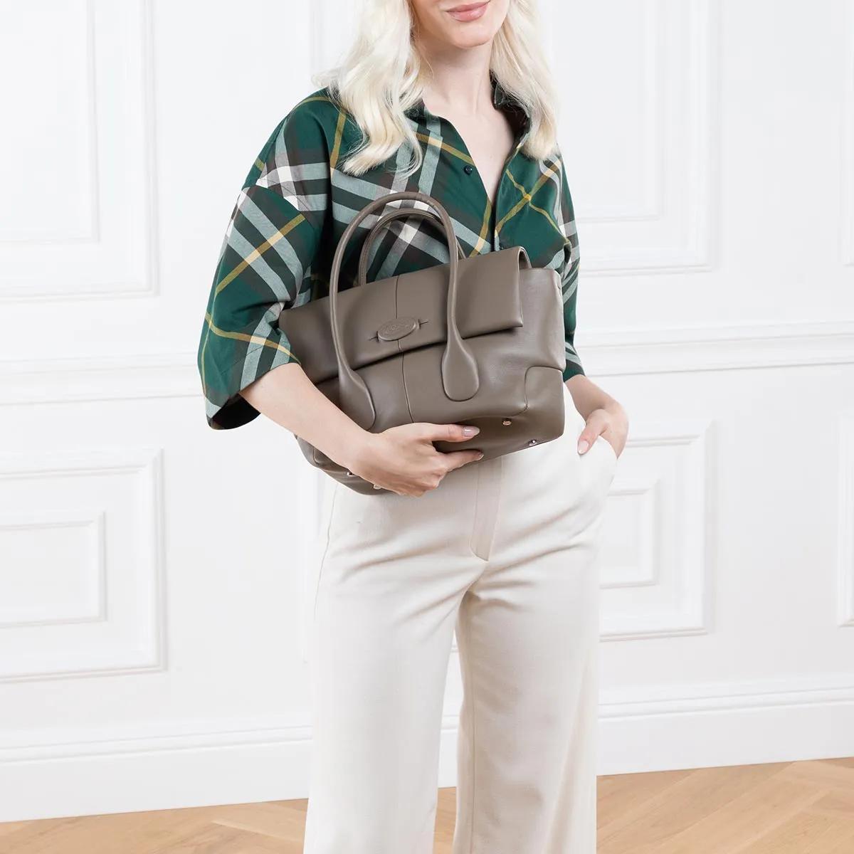 TOD'S Satchels Shopping Rovesciata Piccola in groen