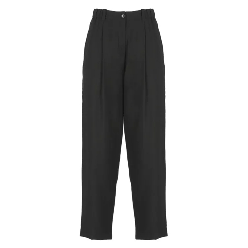 Kenzo Viscose Pants Black 