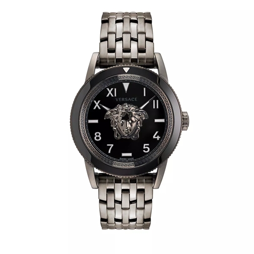 Versace V-Palazzo Gunmetal Quartz Watch