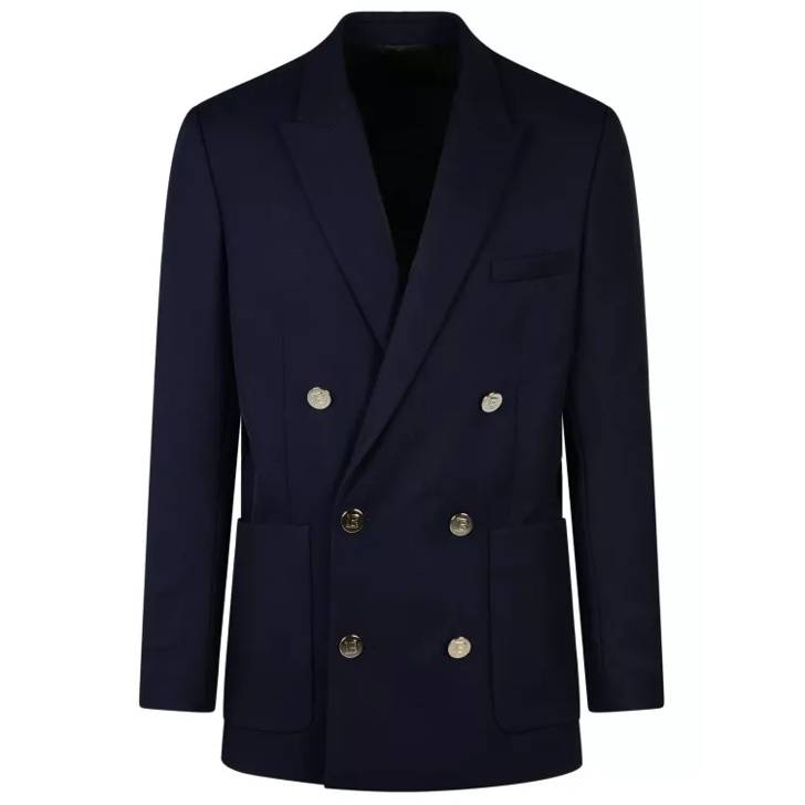 Balmain blazer blue hotsell