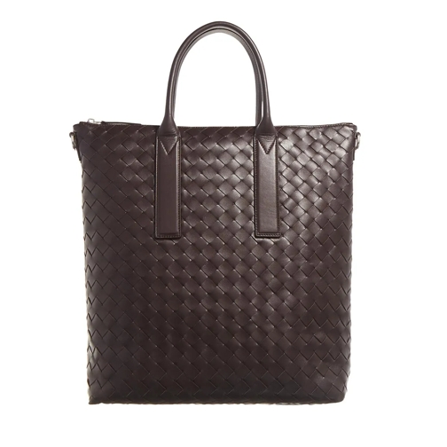 Bottega Veneta Draagtas North-South Intrecciato Tote Bag Fondant / Silver