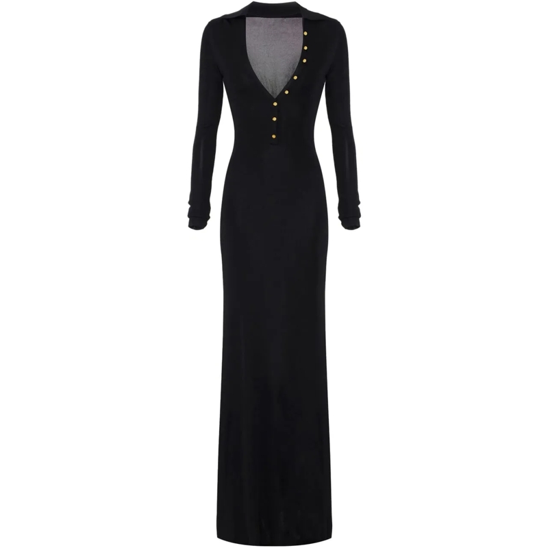 Elisabetta Franchi Midikleid Dresses Black schwarz