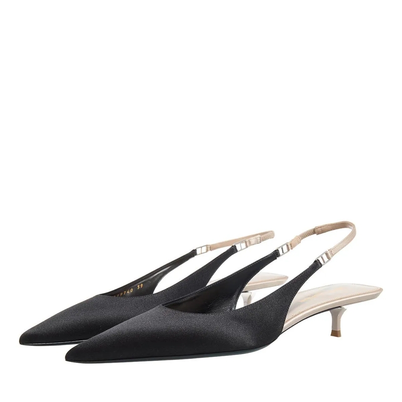 Saint Laurent Escarpins Cherish Pump Nero Pink(Image 2)