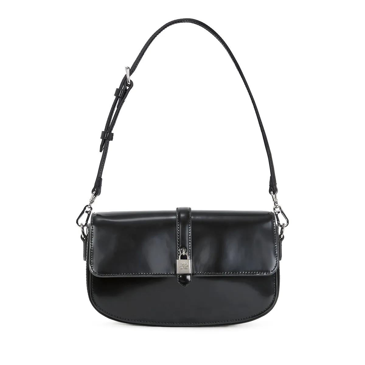 Karl Lagerfeld Hobo Bags - K/AUTOGRAPH SCHULTERTASCHE AUS LEDER - Gr. unisize - in Schwarz - für Damen