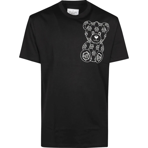 Philipp Plein T-shirts Teddy Bear T-shirt Black schwarz