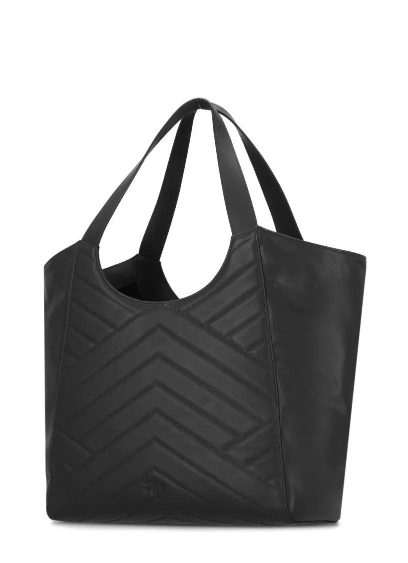 pinko Totes & shoppers Tote Bag Puzzle in zwart
